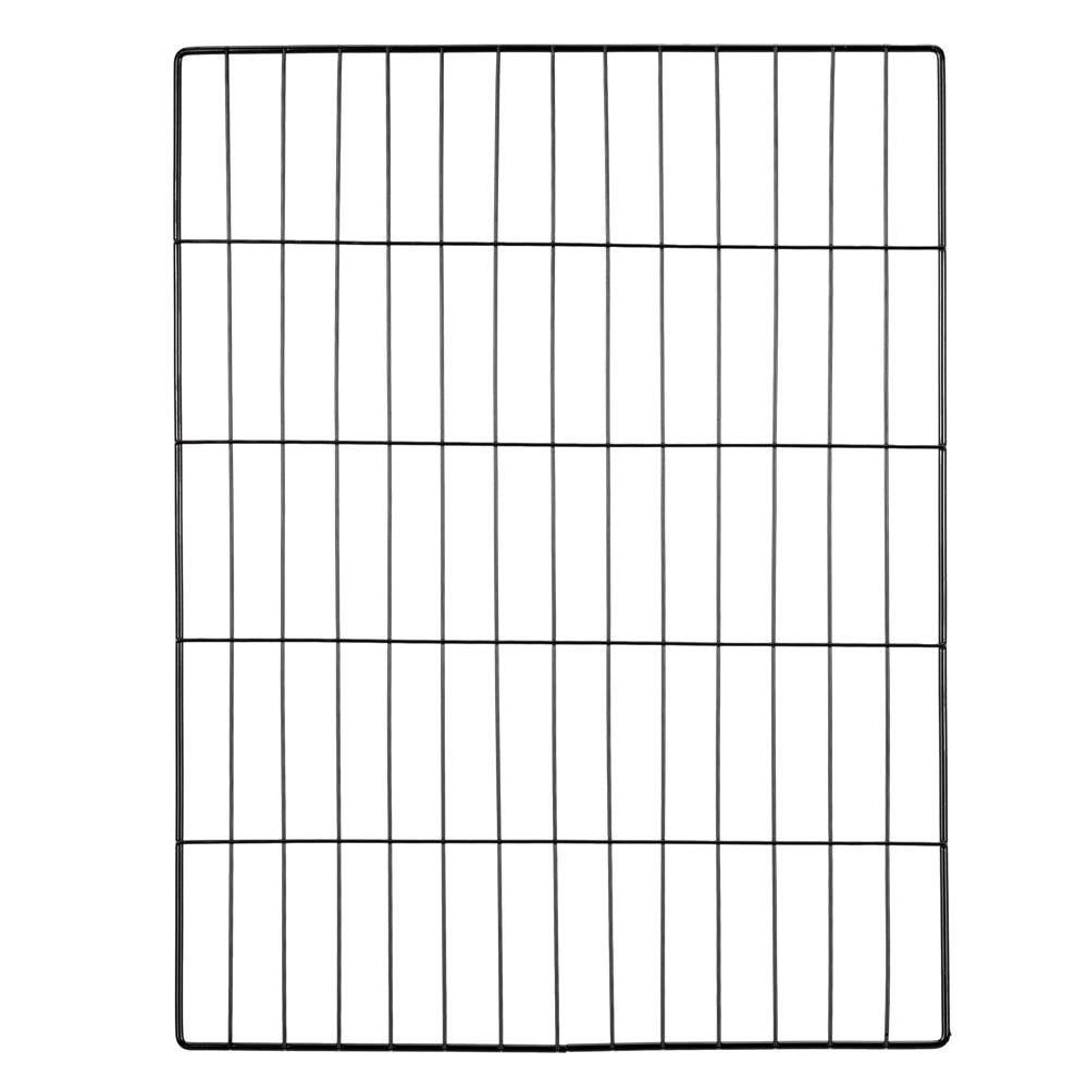 Tarc modular pentru animale cu 12 panouri metalice, pliabil, configurabil, 143x71x46 cm negru