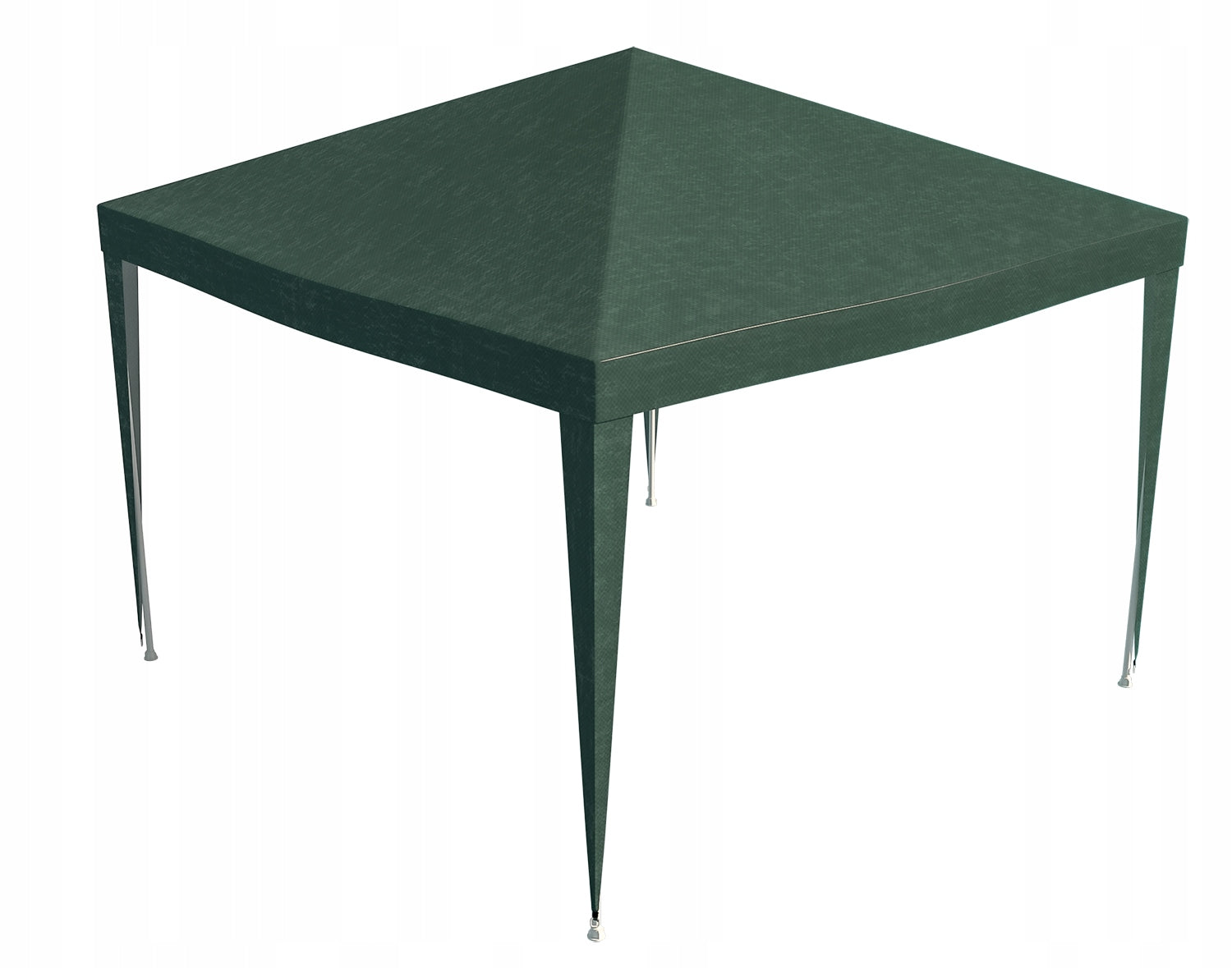 Acoperis pavilion 300x300 cm, PE 100g/mp impermeabil, cu prindere velcro, verde