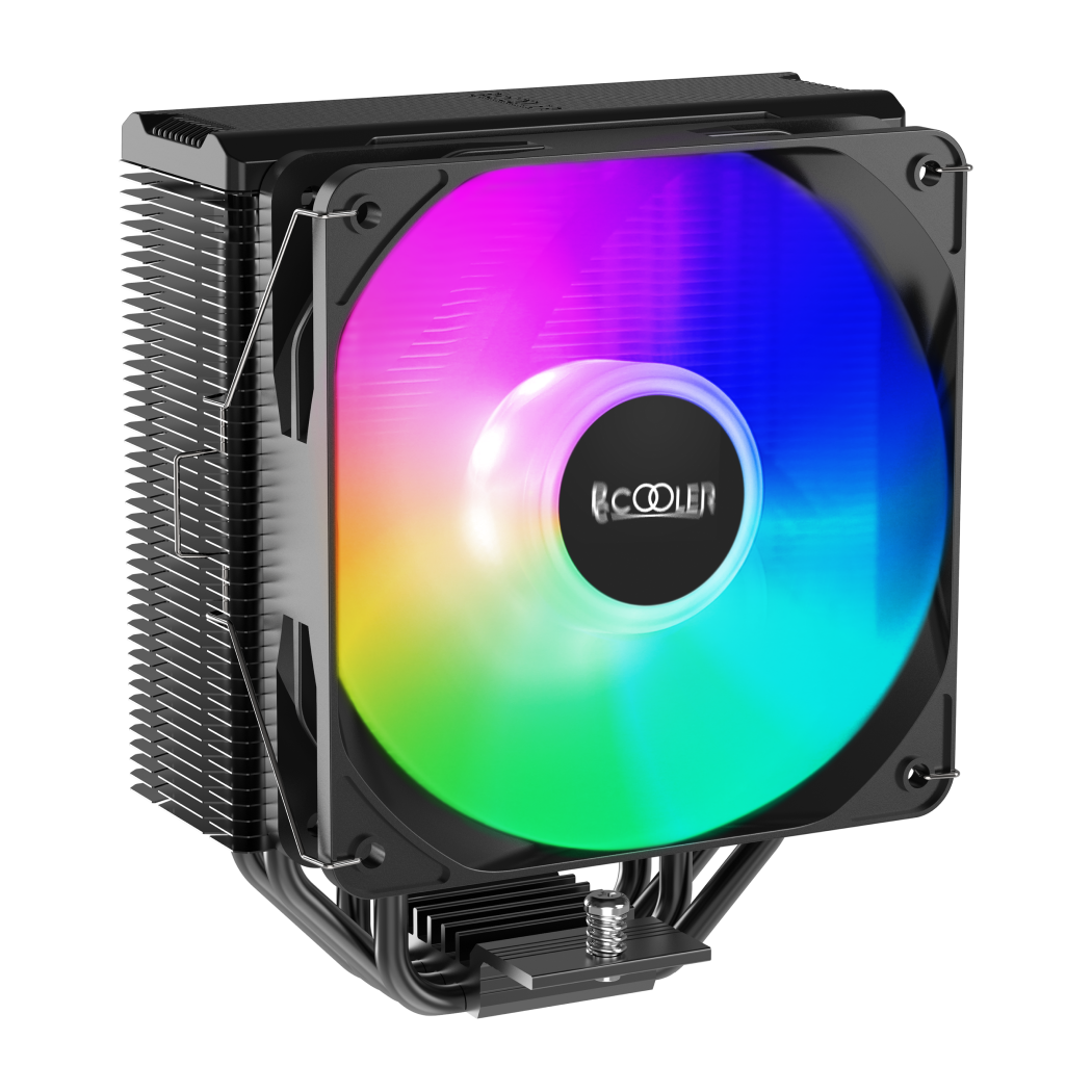 COOLER PCCOOLER, skt. universal, racire cu aer, vent. 120mm, 400 - 1800 RPM, LED RGB, 