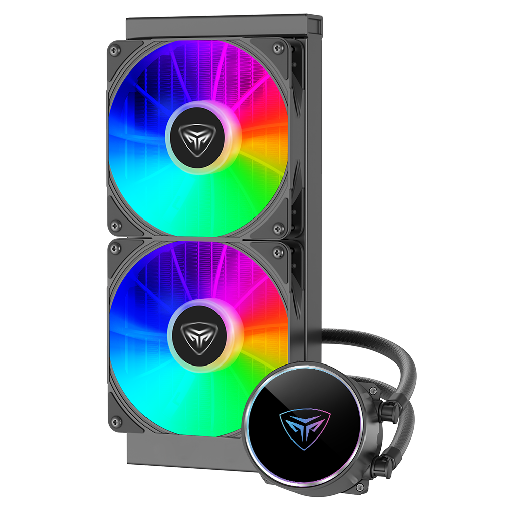 COOLER PCCOOLER, skt. universal, racire cu lichid, vent. 2x120mm, 400-1800RPM, "PD240S ARGB BK"