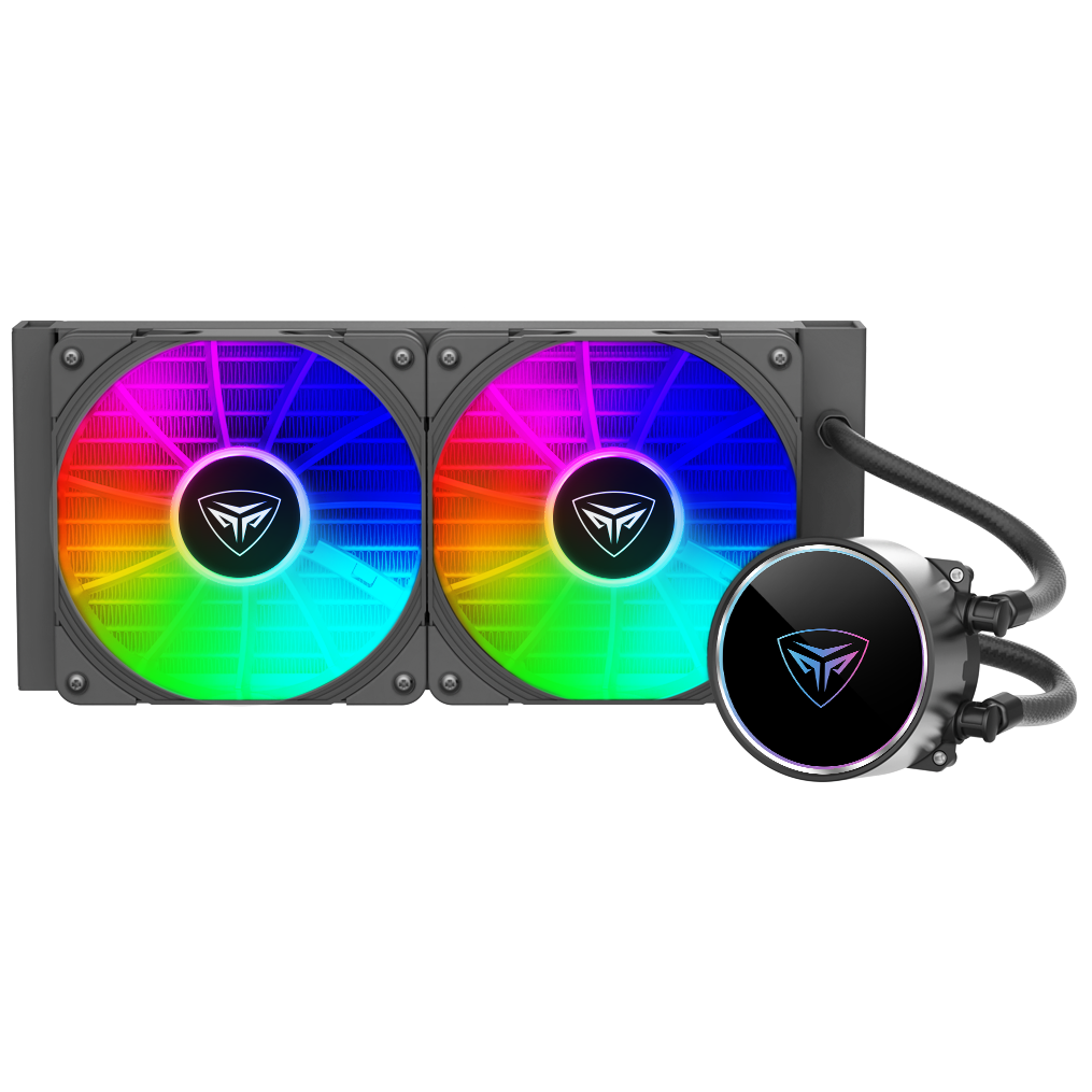 COOLER PCCOOLER, skt. universal, racire cu lichid, vent. 2x120mm, 400-1800RPM, "PD240S ARGB BK"