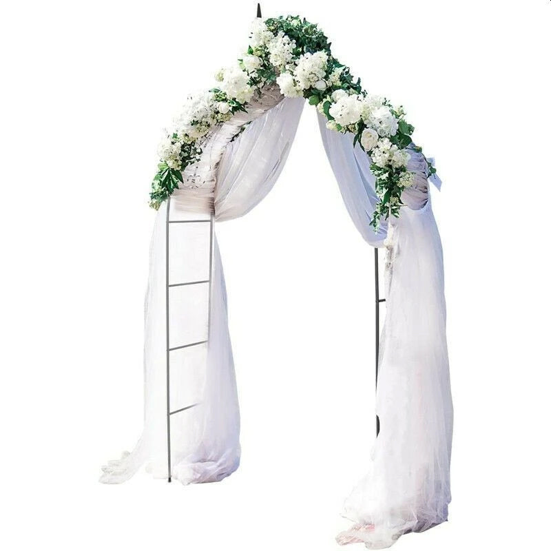 Pergola gradina, metalica cu varfuri decorative, structura otel, 150x37x240 cm, negru