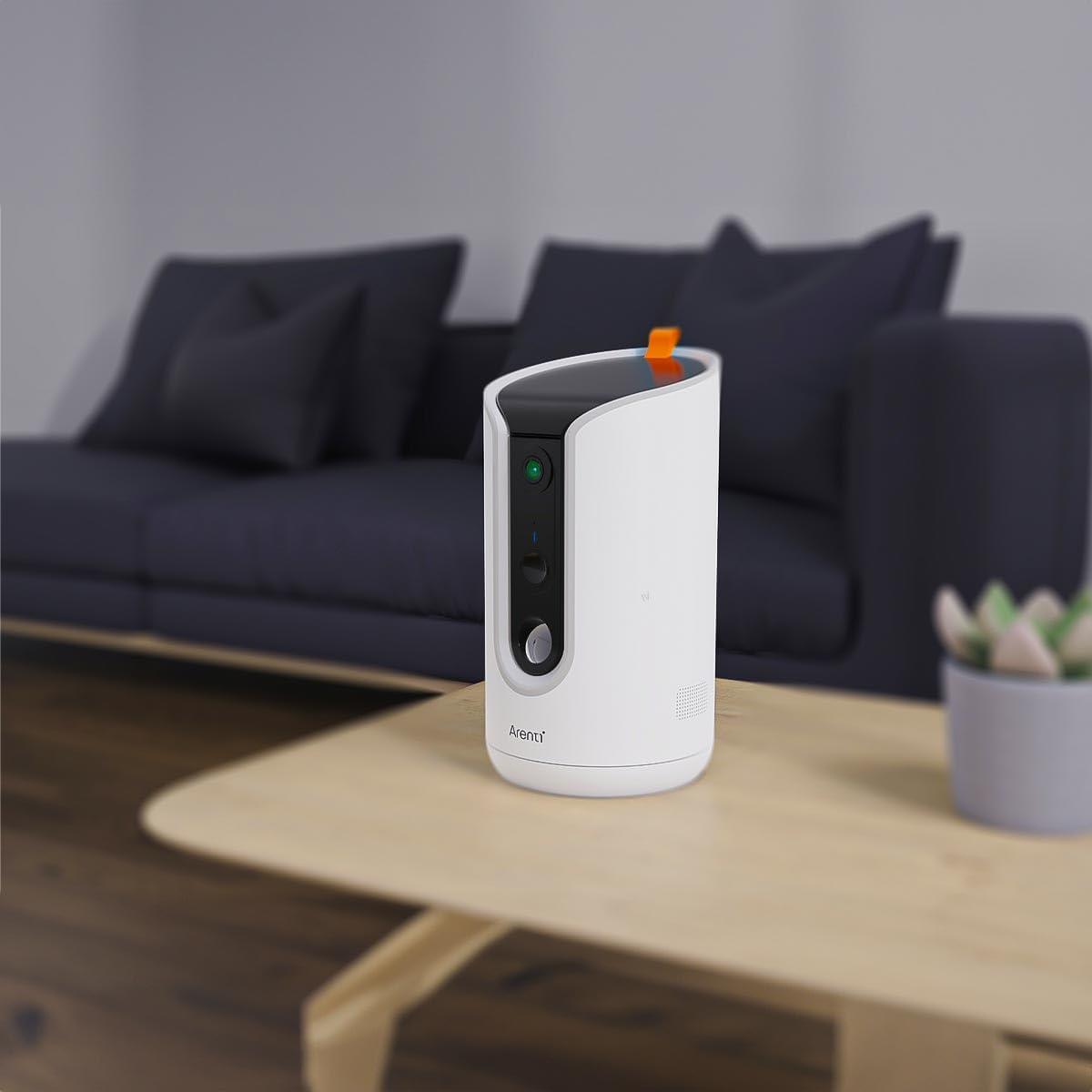 Camera supraveghere Arenti, 2K, 3MP, pentru animale de casa, cu dispenser de boabe, wireless 2.4/5 GHz, microSD max 256GB, detectie miscare si latrat, night vision 10m, audio bidirectional, pan si tilt, "PETCAM1T" (timbru verde 0.8 lei)