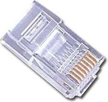 MUFA RJ-45 GEMBIRD pt. cablu UTP, Cat5e, RJ-45 (T), plastic, 50 buc, "PLUG3UP6/50"