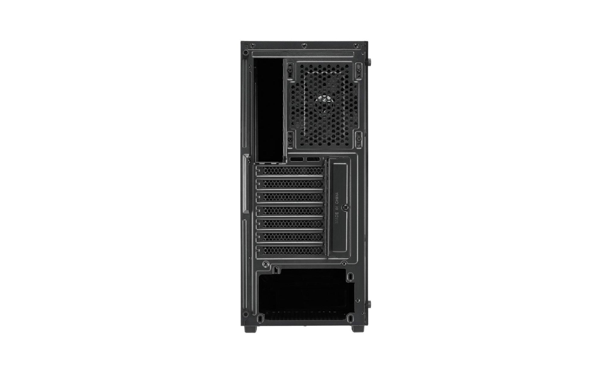 CARCASA FORTRON Middle Tower, ATX, "CMT195A", fara sursa, USB 3.0 x 2, USB 2.0 x 1, RGB light bar, 120mm x 4 fan, HD-audio, negru, "POC0000213"
