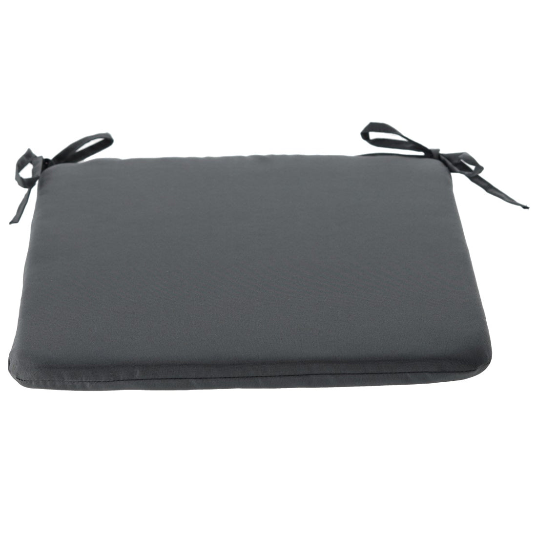 Perna scaun 40x40x3 cm, poliester impermeabil, cu fermoar si prindere, gri inchis