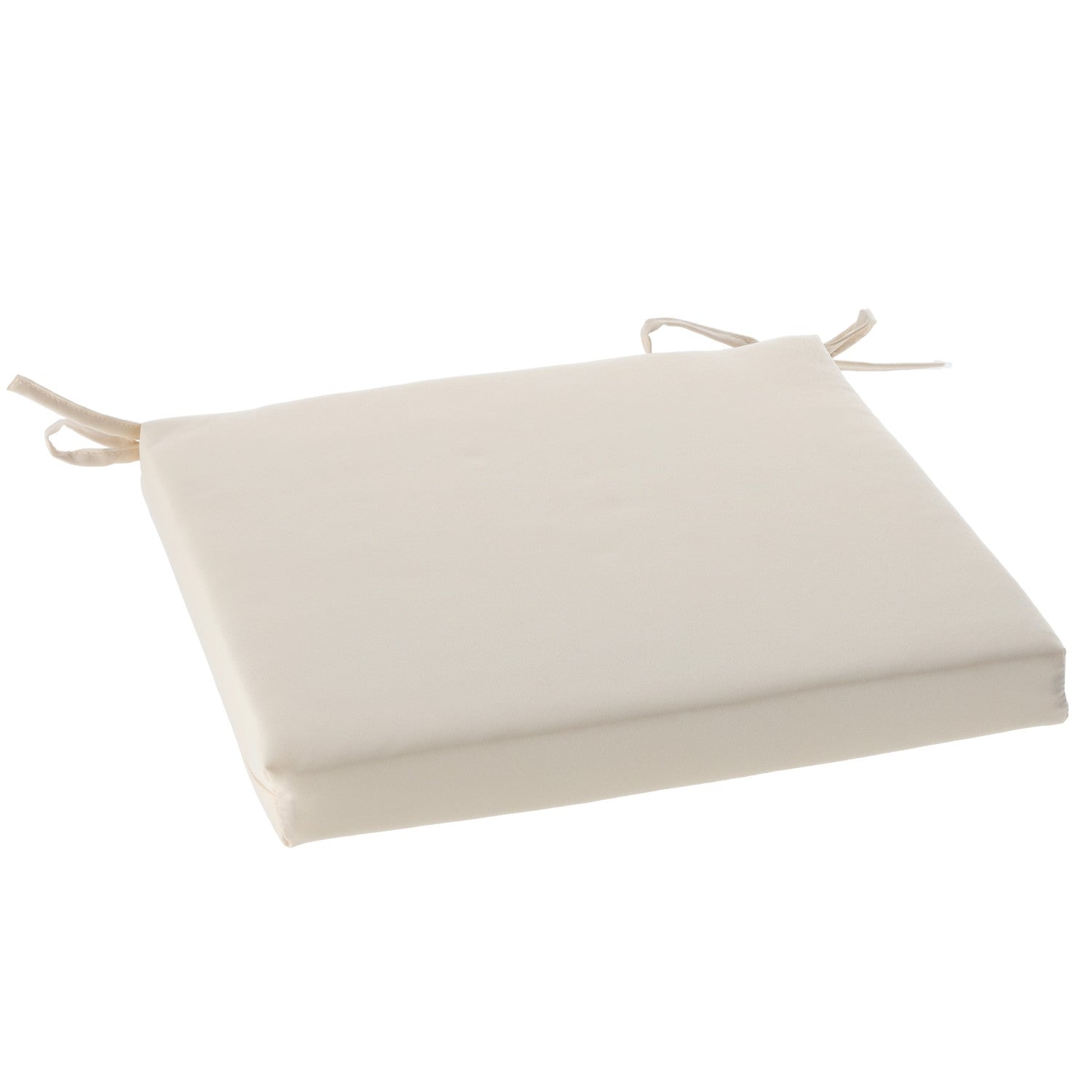Perna scaun 40x40x5 cm, poliester impermeabil, cu fermoar si prindere, bej