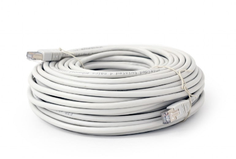 PATCH CORD FTP GEMBIRD Cat6, cupru-aluminiu, 30 m, gri, AWG26, ecranat "PP6-30M"