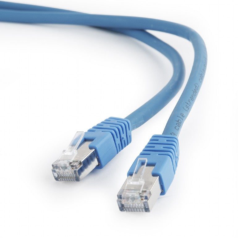 PATCH CORD S/FTP GEMBIRD Cat6a, LSZH, cupru, 1 m, albastru, AWG27, dublu ecranat "PP6A-LSZHCU-B-1M"