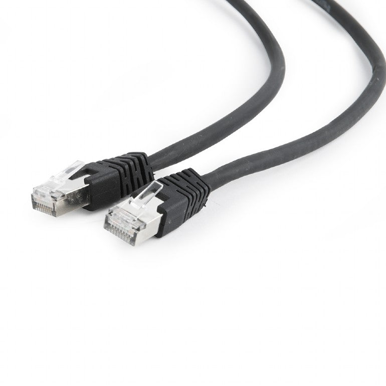 PATCH CORD S/FTP GEMBIRD Cat6a, LSZH, cupru, 1.5 m, negru, AWG27, dublu ecranat "PP6A-LSZHCU-BK-1.5M"