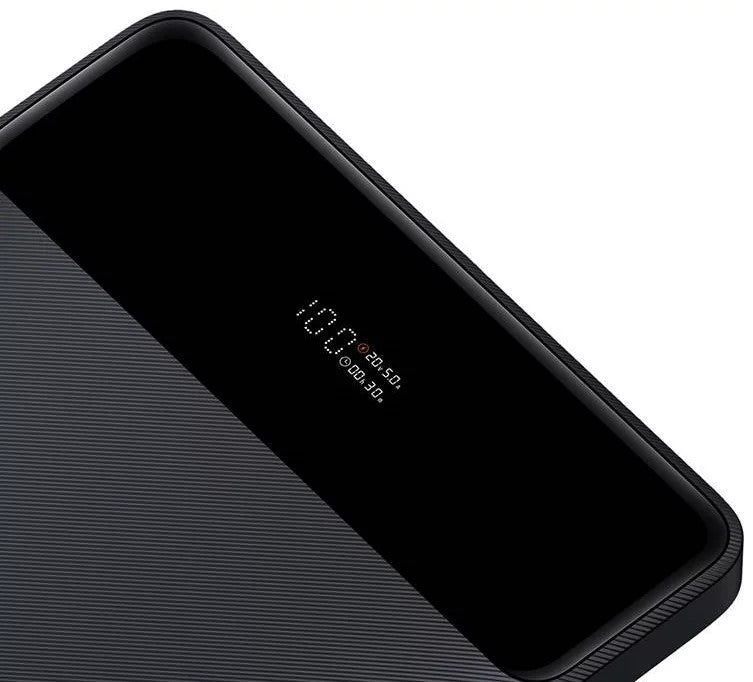 POWER BANK Baseus Blade, 20000mAh, PD 100W, ultra thin, 2 x USB; 2 x USB Type-C, display digital pt. status baterie, total 5A, black, "PPBL000201" - 6932172625474