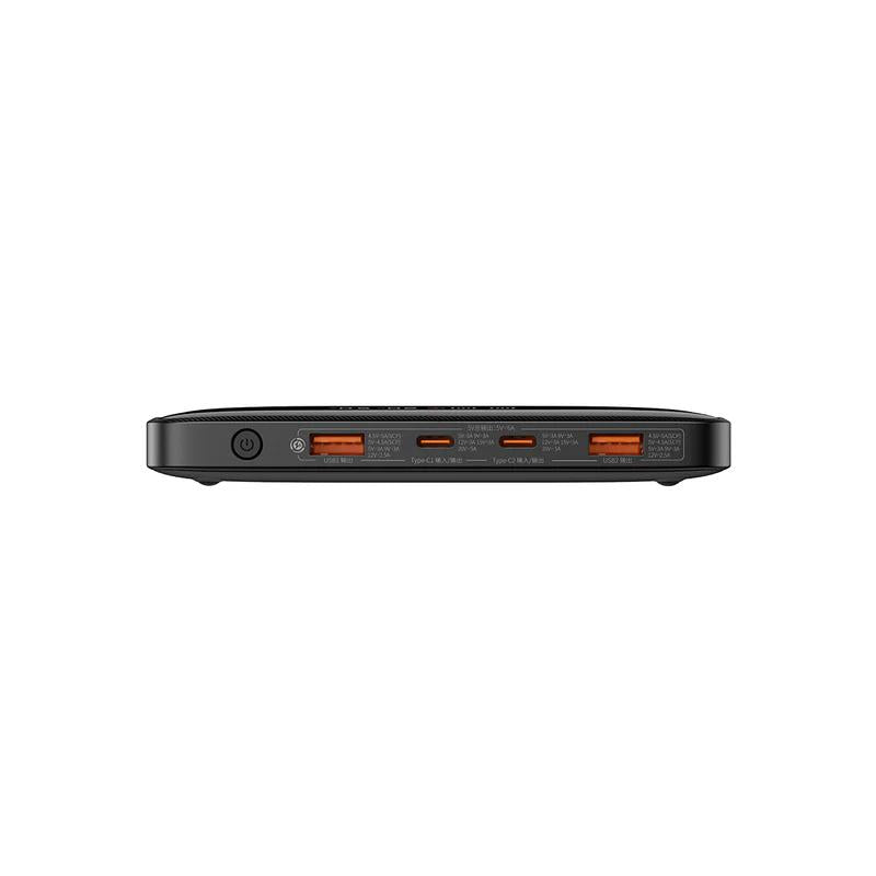 POWER BANK Baseus Blade, 20000mAh, PD 100W, ultra thin, 2 x USB; 2 x USB Type-C, display digital pt. status baterie, total 5A, negru, "PPBL000301" - 6932172628031
