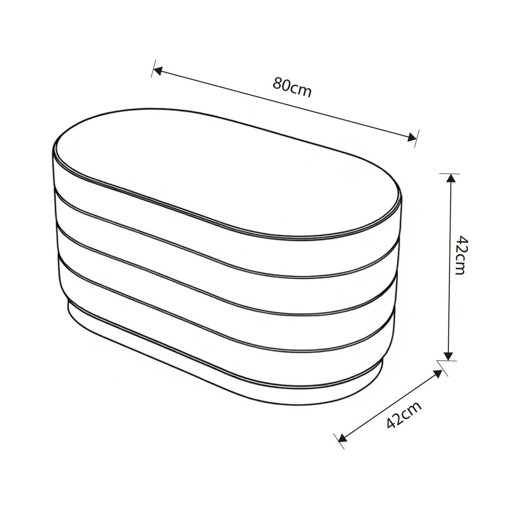 Bancheta tip puf cu depozitare, tapiterie velur, 80x42x42 cm, gri