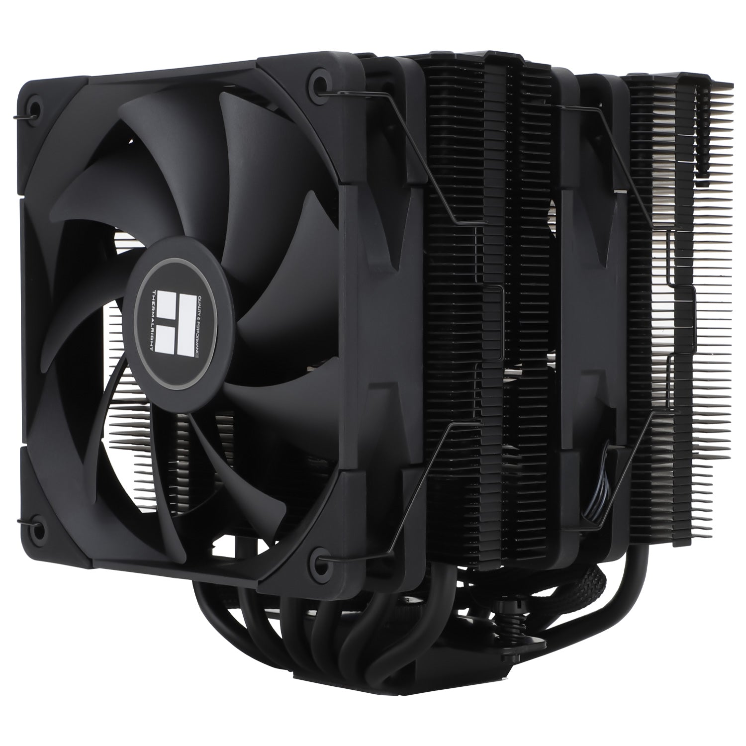 COOLER Thermalright "Peerless Assassin 120 Black" skt. Intel si AMD, racire cu aer, dual tower, vent. 2x120mm, 1550 rpm, 6 heatpipes, inaltime 157mm, fara LED, negru,"Peerless Assassin 120 Black"
