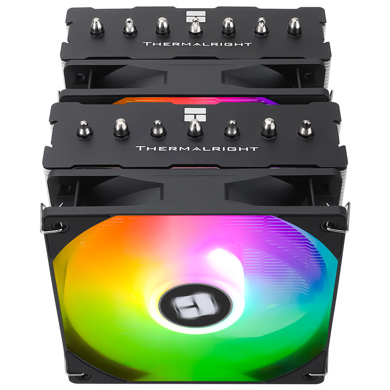 COOLER Thermalright "Phantom Spirit 120 SE Argb" skt. Intel si AMD, racire cu aer, dual tower, vent. 120mm, 1500 rpm, 7 heatpipe, inaltime 154mm, ARGB, negru, argintiu,"Phantom Spirit 120 SE Argb"