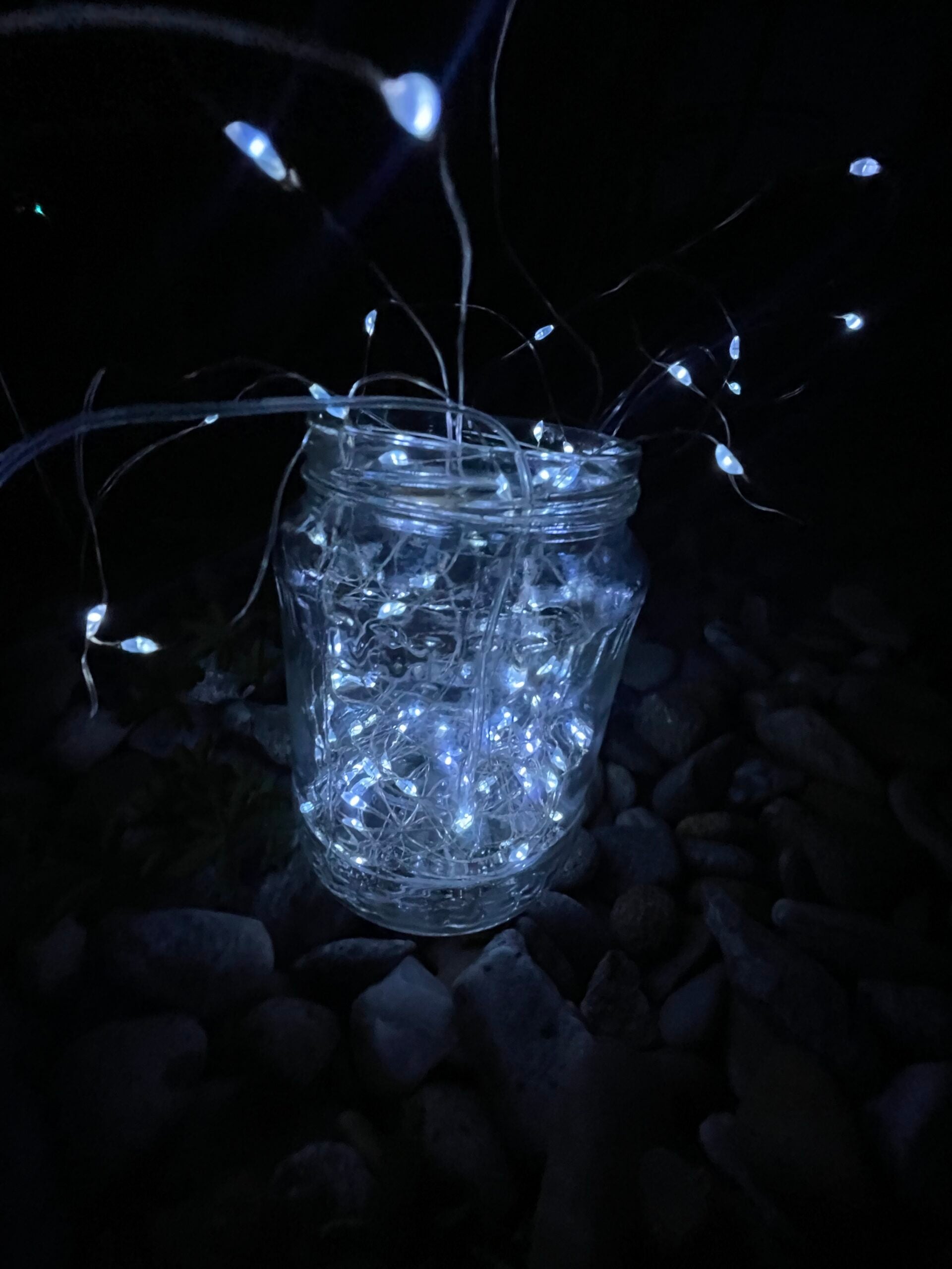 Ghirlanda luminoasa liniara, 100 LED-uri, 990cm, incarcare solara, alb rece