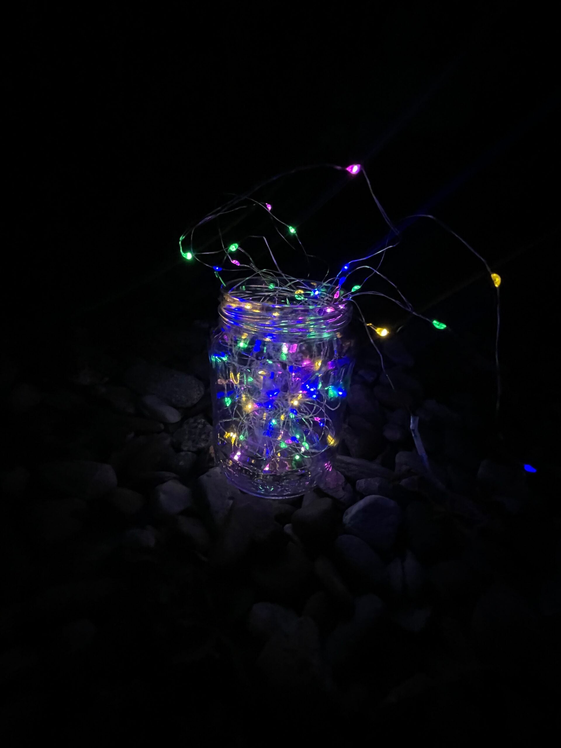 Ghirlanda luminoasa liniara, 100 LED-uri, 990cm, incarcare solara, multicolor