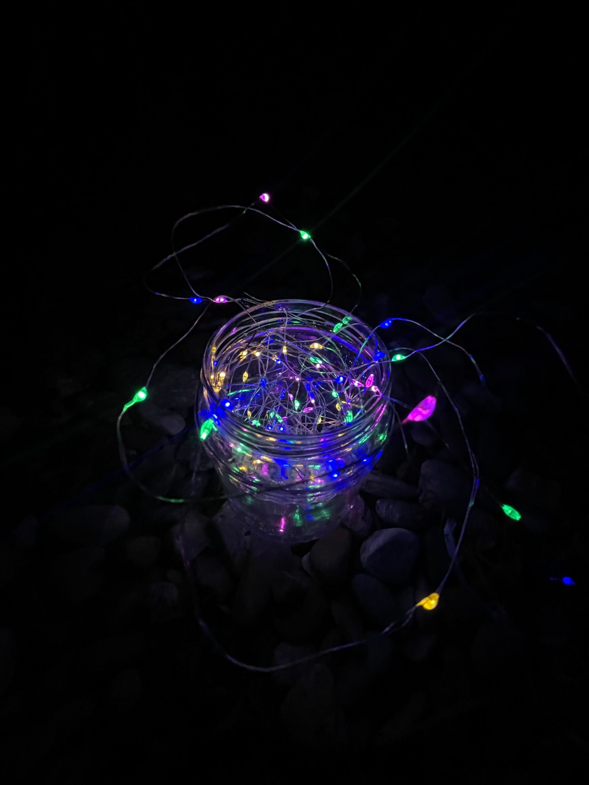 Ghirlanda luminoasa liniara, 100 LED-uri, 990cm, incarcare solara, multicolor