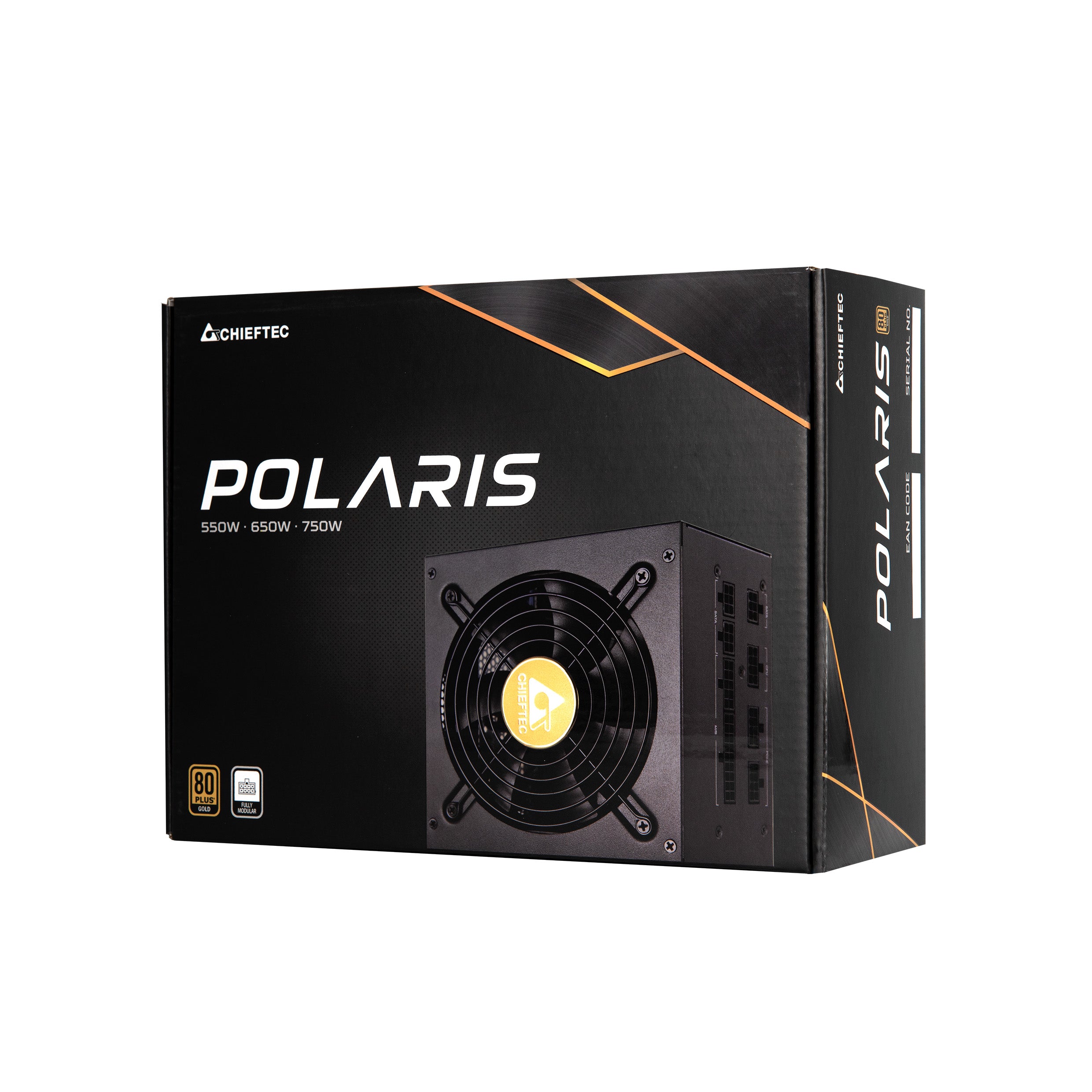 SURSA Chieftec Polaris 1050 W, modulara, certificare 80 Plus Gold, ventilator 140 mm x 1, PCI-E 6+2 pin x 2, SATA x 4, "PPS-1050FC"