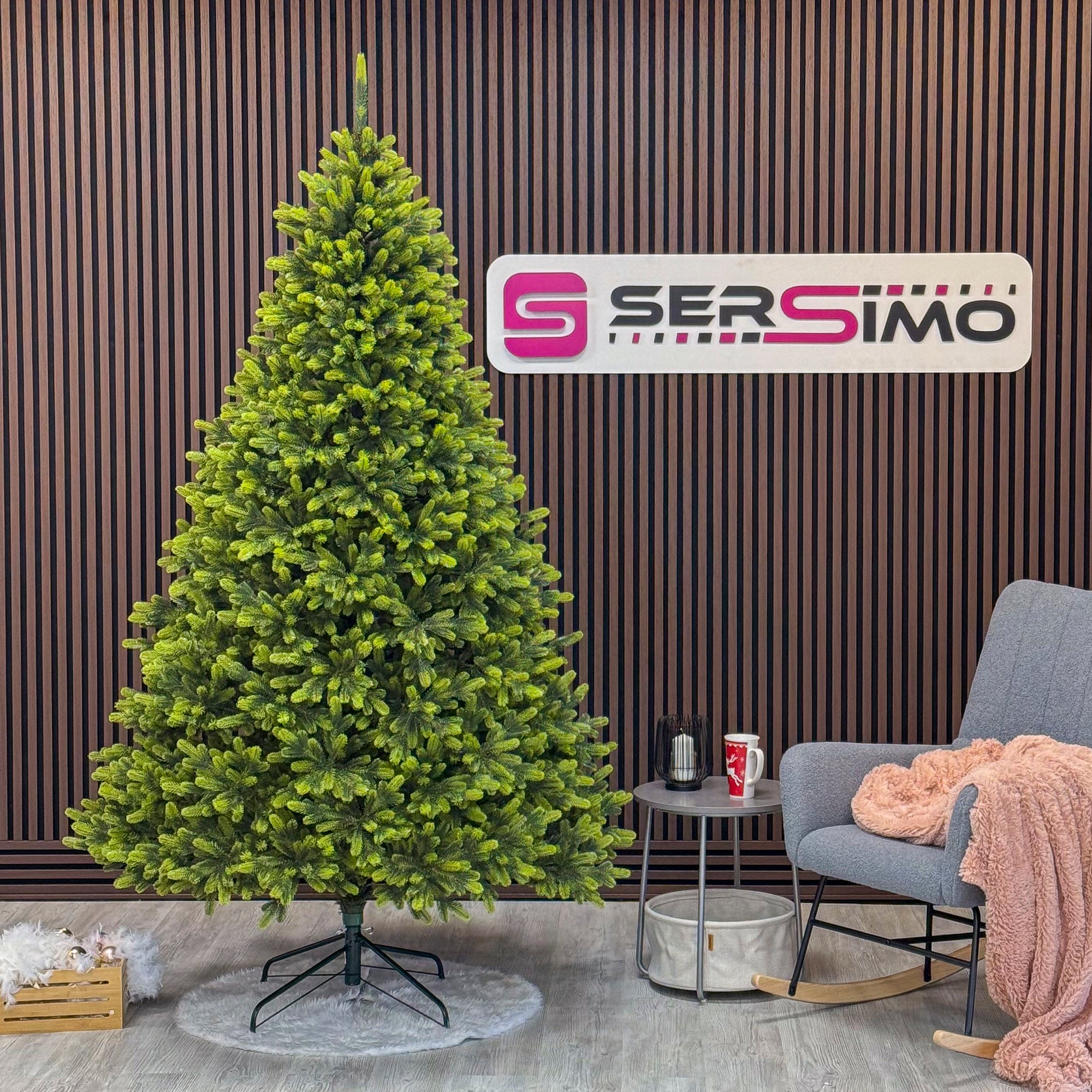 Brad artificial Christmas Deluxe by Sersimo, Polar Spring Select, integral 3D, 230 cm