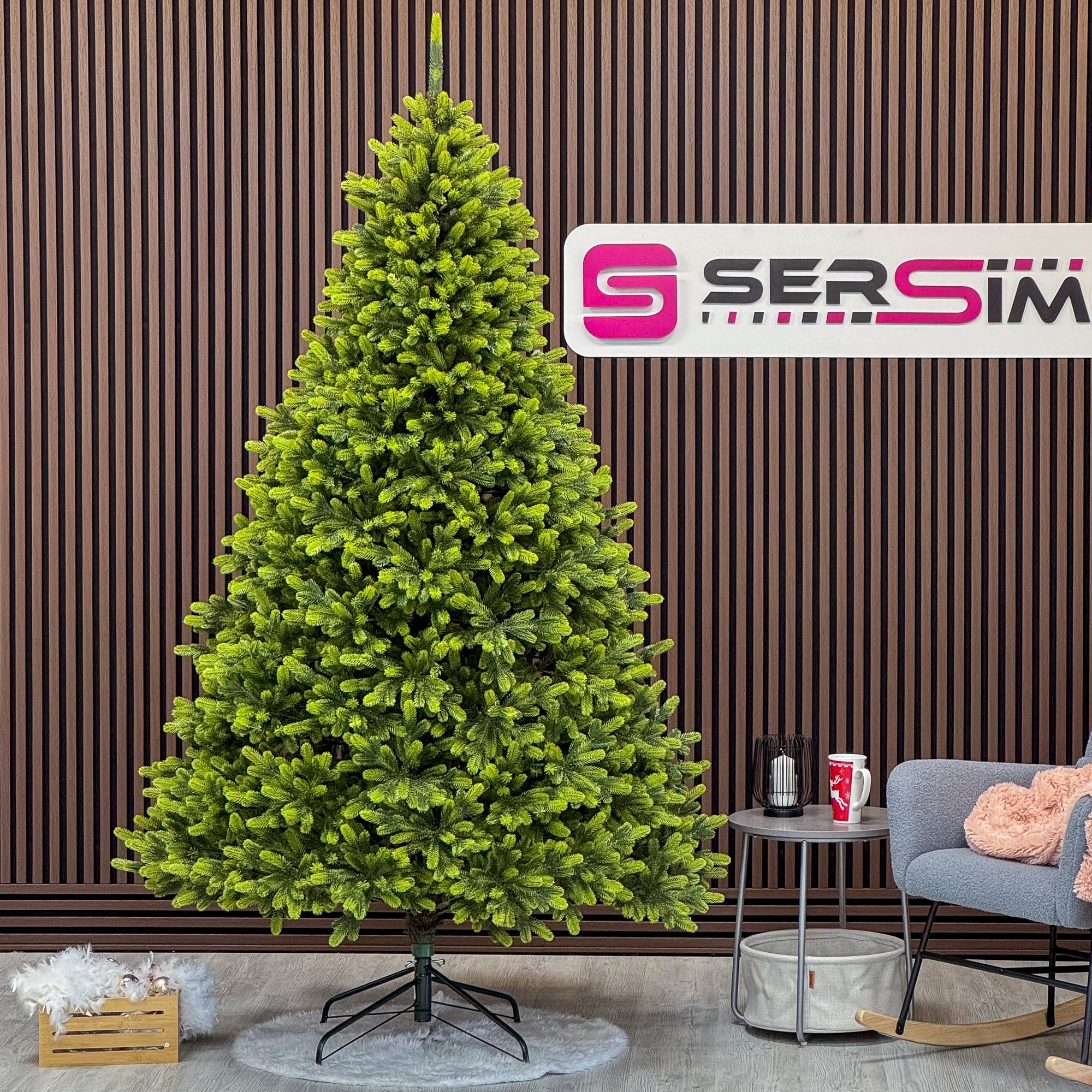 Brad artificial Christmas Deluxe by Sersimo, Polar Spring Select, integral 3D, 230 cm
