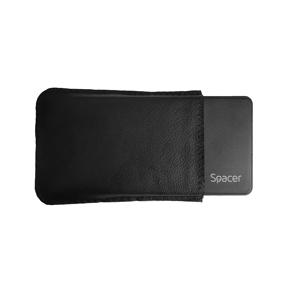 RACK extern SPACER, pt HDD/SSD, 2.5 inch, S-ATA, interfata PC USB 3.1 Type C, plastic, negru, "SPR-TYPE-C-01"