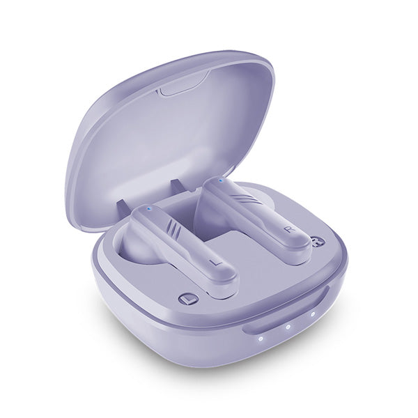 CASTI Genius, "HS-M905BT", TWS, wireless, intraauriculare - butoni, pt smartphone, microfon pe casca, conectare prin Bluetooth 5.3, violet, USB-C, "31710025401", (timbru verde 0.18 lei)