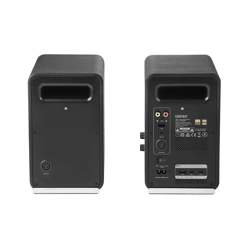 BOXE EDIFIER 2.0, RMS: 70W (2 x 15W, 2 x 20W), Bluetooth 5.3, USB-C, USB-A, AUX, sub-out, GaN charger 65W, black, "QR65-BK"