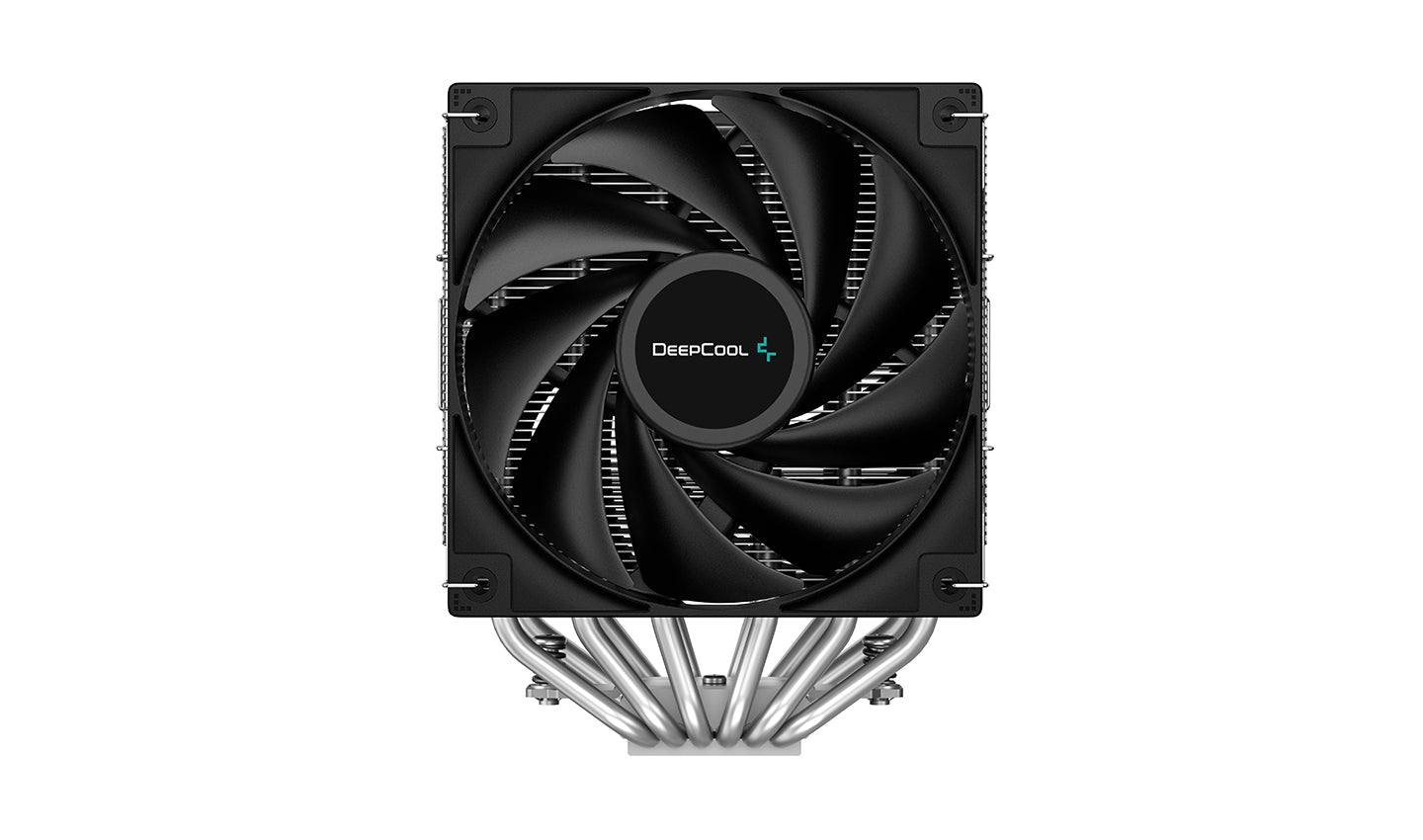 Cooler Deepcool "AG620", compatibil skt. Intel si AMD, racire cu aer, ventilator 120 mm x 2, 1850 rpm, inaltime cooler 157 mm, 6 heatpipe, "R-AG620-BKNNMN-G-1"