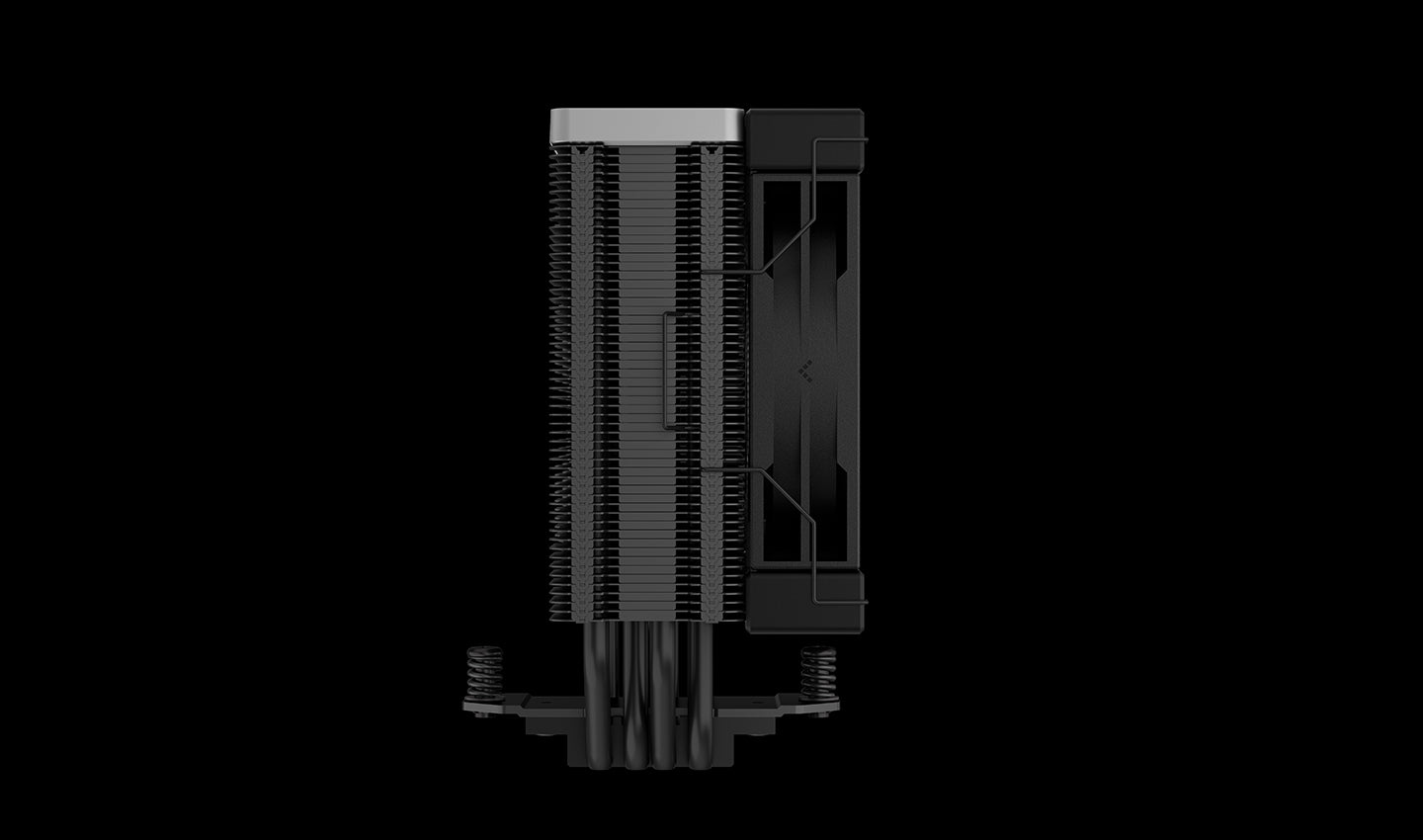 Cooler Deepcool "AK400 Zero Dark", compatibil skt. Intel si AMD, racire cu aer, ventilator 120 mm, 1850 rpm, inaltime cooler 155 mm, 4 heatpipe, "R-AK400-BKNNMN-G-2"
