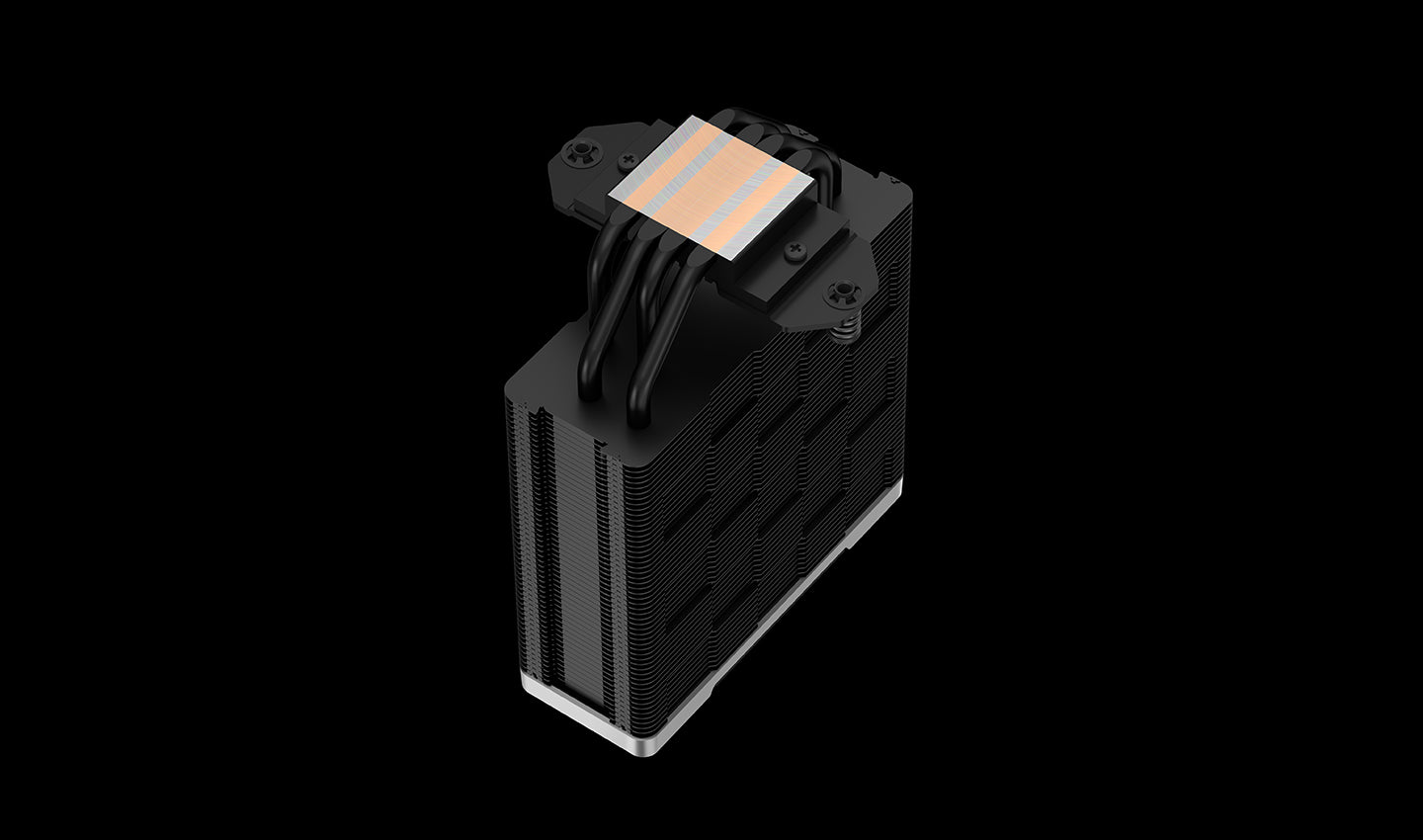 Cooler Deepcool "AK400 Zero Dark", compatibil skt. Intel si AMD, racire cu aer, ventilator 120 mm, 1850 rpm, inaltime cooler 155 mm, 4 heatpipe, "R-AK400-BKNNMN-G-2"