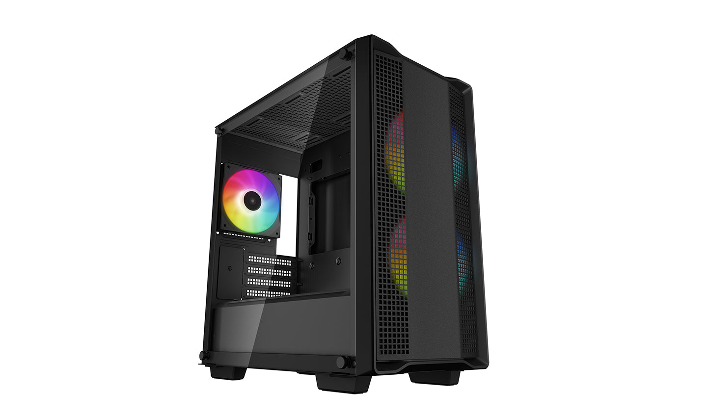 CARCASE DeepCool "CC360 ARGB" Middle Tower mATX, USB3.0xxxx1, USB2.0xxxx1, Audioxxxx1, negru, "R-CC360-BKAPM3-G-1"
