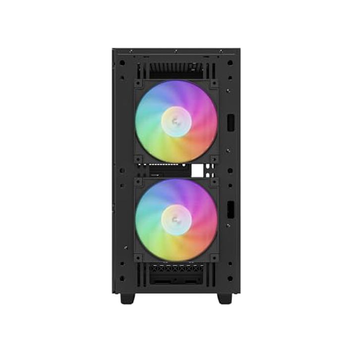 CARCASA DeepCool "CH360", Mini Tower, ATX, fara sursa, 3xfan, USB 3.2 gen 1 x 1, USB 2.0 x 2,audio,PSU shroud,4 sloturi expansiune,iluminare ARGB, negru "R-CH360-BKAPE3-G-1"