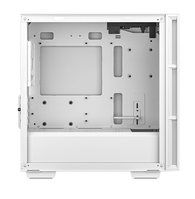 CARCASA DeepCool "CH360 WH", Mini Tower, ATX, fara sursa, 3xfan, USB 3.2 gen 1 x 1, USB 2.0 x 2, audio, PSU shroud,4 sloturi expansiune,iluminare ARGB,alb "R-CH360-WHAPE3-G-1"
