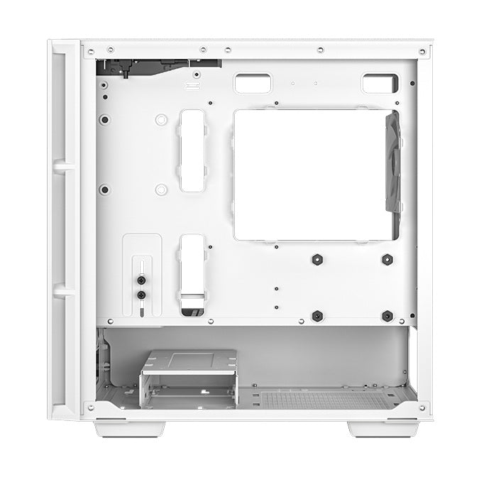 CARCASA DeepCool "CH360 WH", Mini Tower, ATX, fara sursa, 3xfan, USB 3.2 gen 1 x 1, USB 2.0 x 2, audio, PSU shroud,4 sloturi expansiune,iluminare ARGB,alb "R-CH360-WHAPE3-G-1"