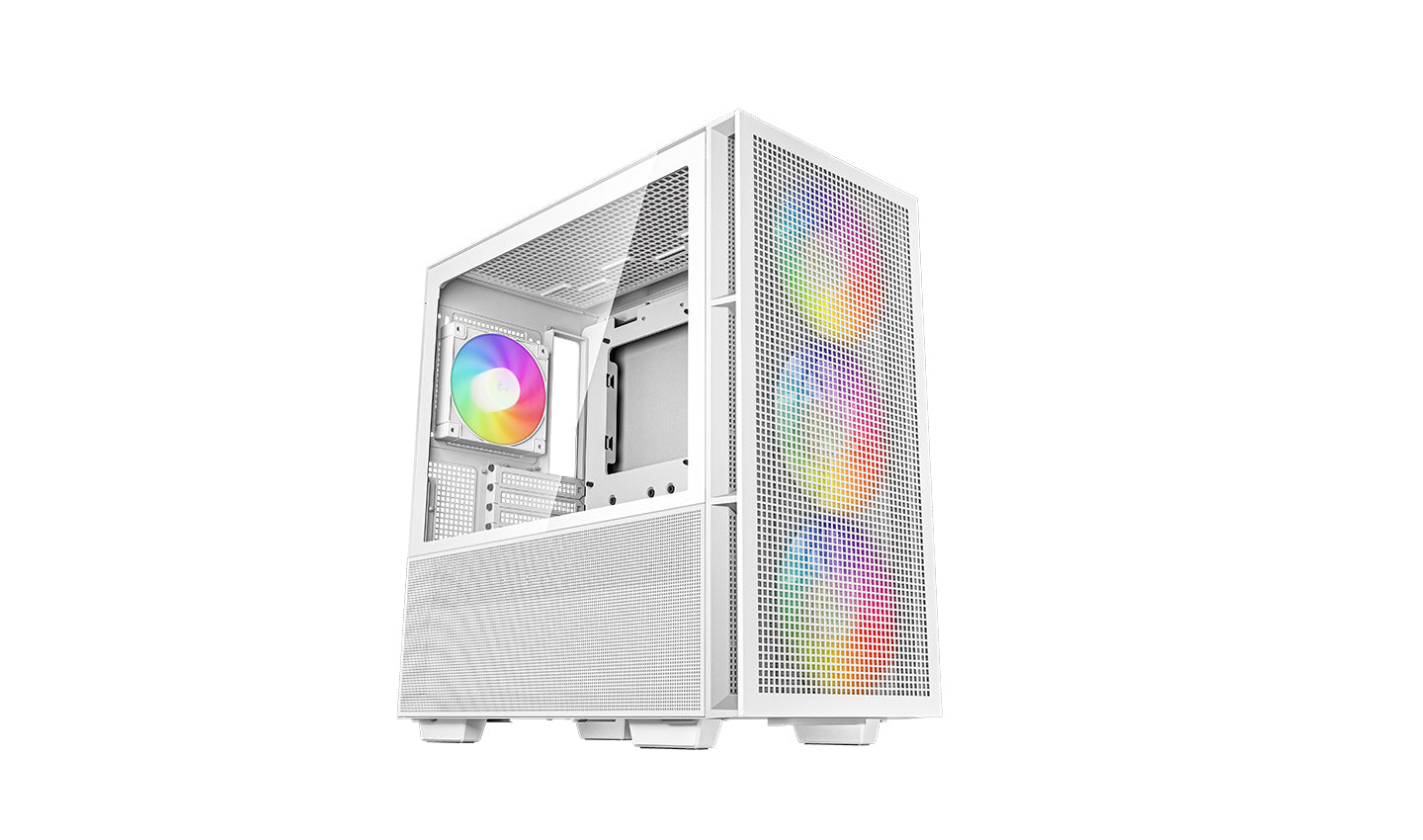 CARCASA DeepCool "CH560 WH" Middle Tower ATX, USB3.0xxxx2, Audioxxxx1, alb, "R-CH560-WHAPE4-G-1"