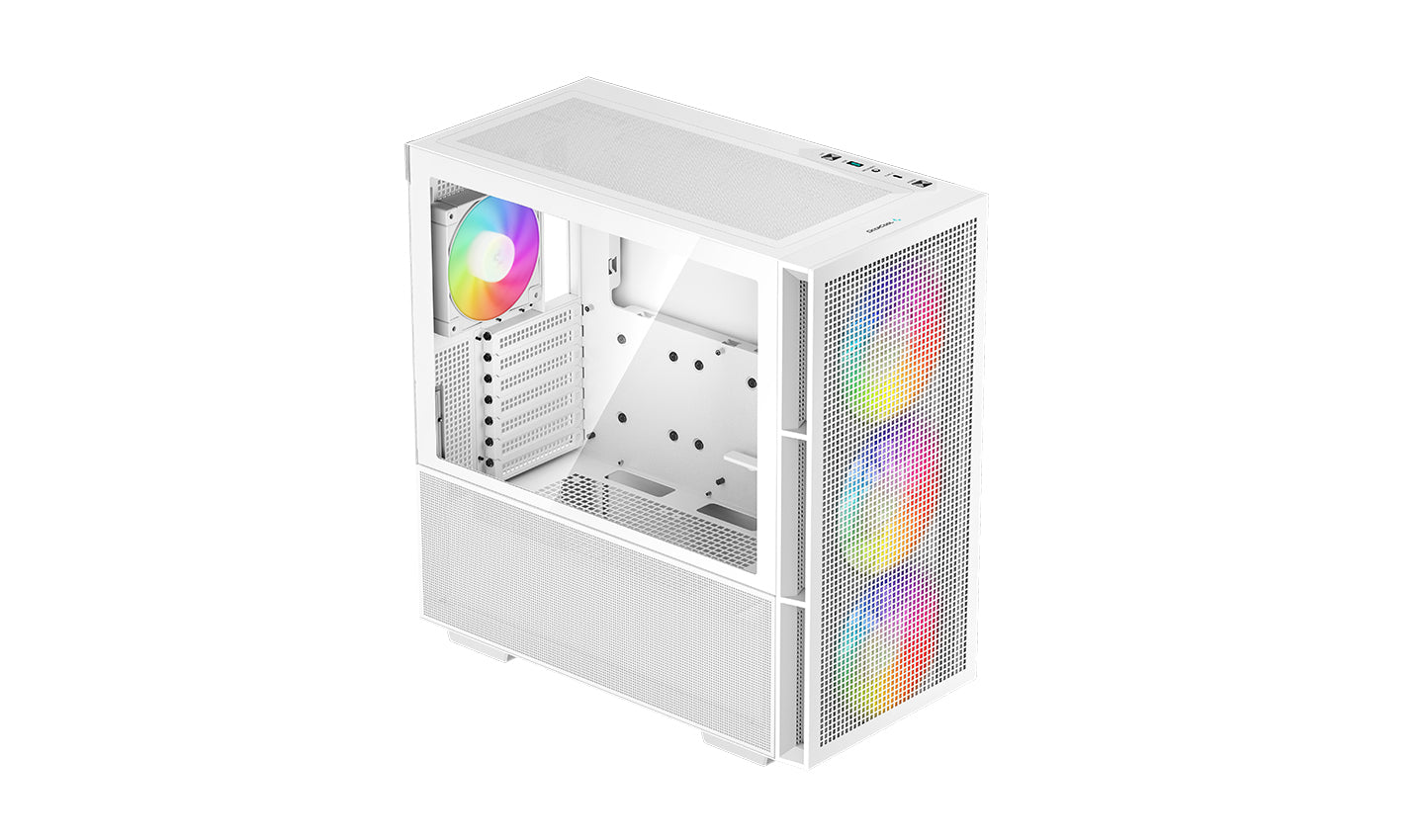 CARCASA DeepCool "CH560 WH" Middle Tower ATX, USB3.0xxxx2, Audioxxxx1, alb, "R-CH560-WHAPE4-G-1"