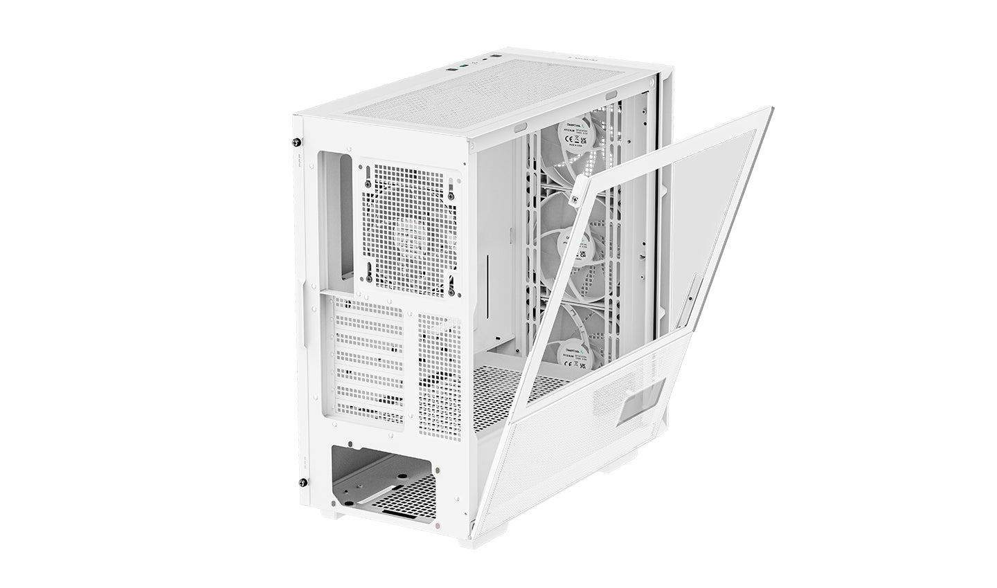 CARCASA DeepCool "CH560 DIGITAL WH", Middle Tower, ATX, fara sursa, sticla securizata,4 ventilatoare incluse,iluminare RGB, alb, USB 3.2 gen 1 x 1, USB Type-C x 1,Jack 3.5mm "R-CH560-WHAPE4D-G-1"