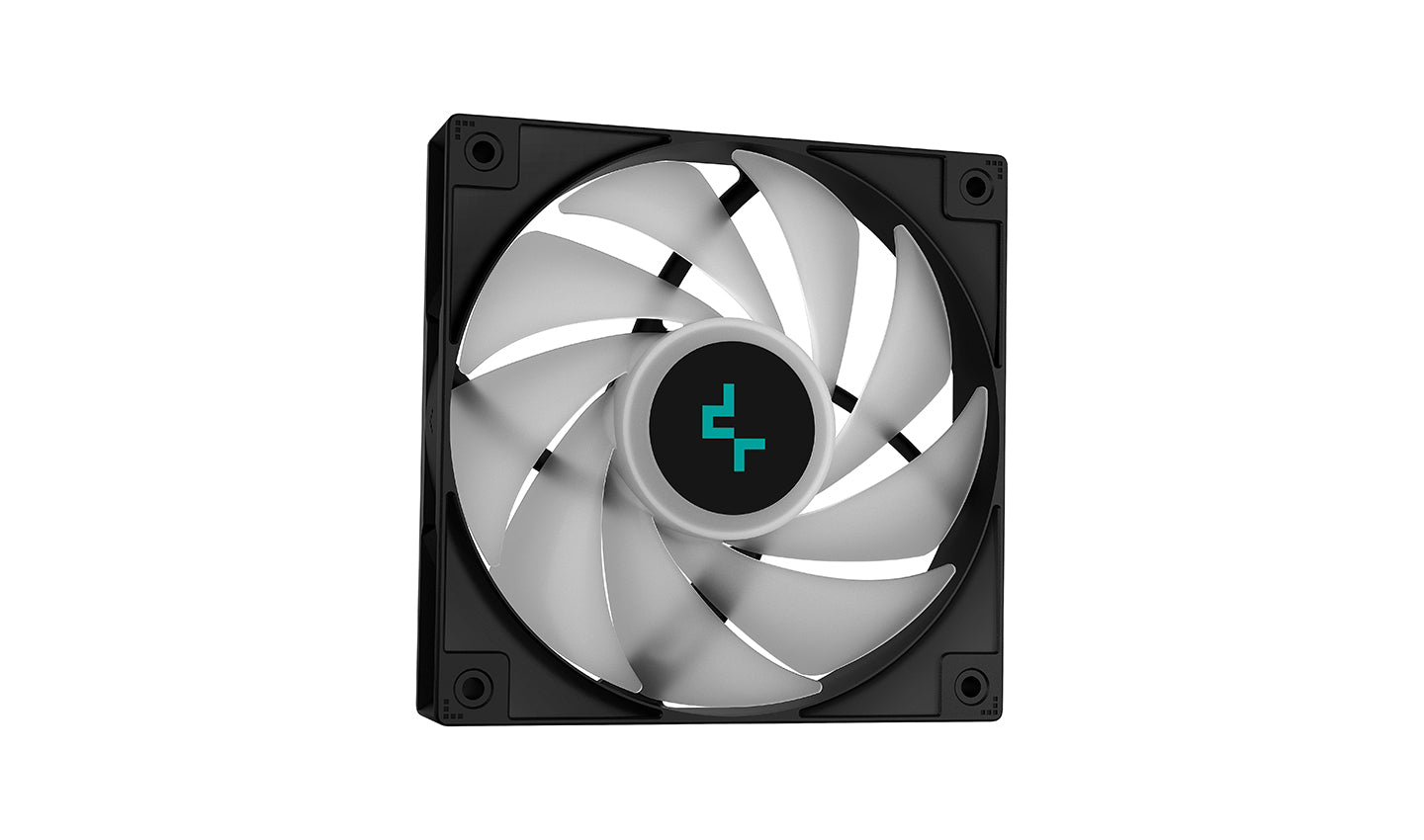 Cooler Deepcool "LE520", compatibil skt. Intel si AMD, racire cu lichid, ventilator 120 mm x 2, 2250 rpm, iluminat RGB, "R-LE520-BKAMMN-G-1"