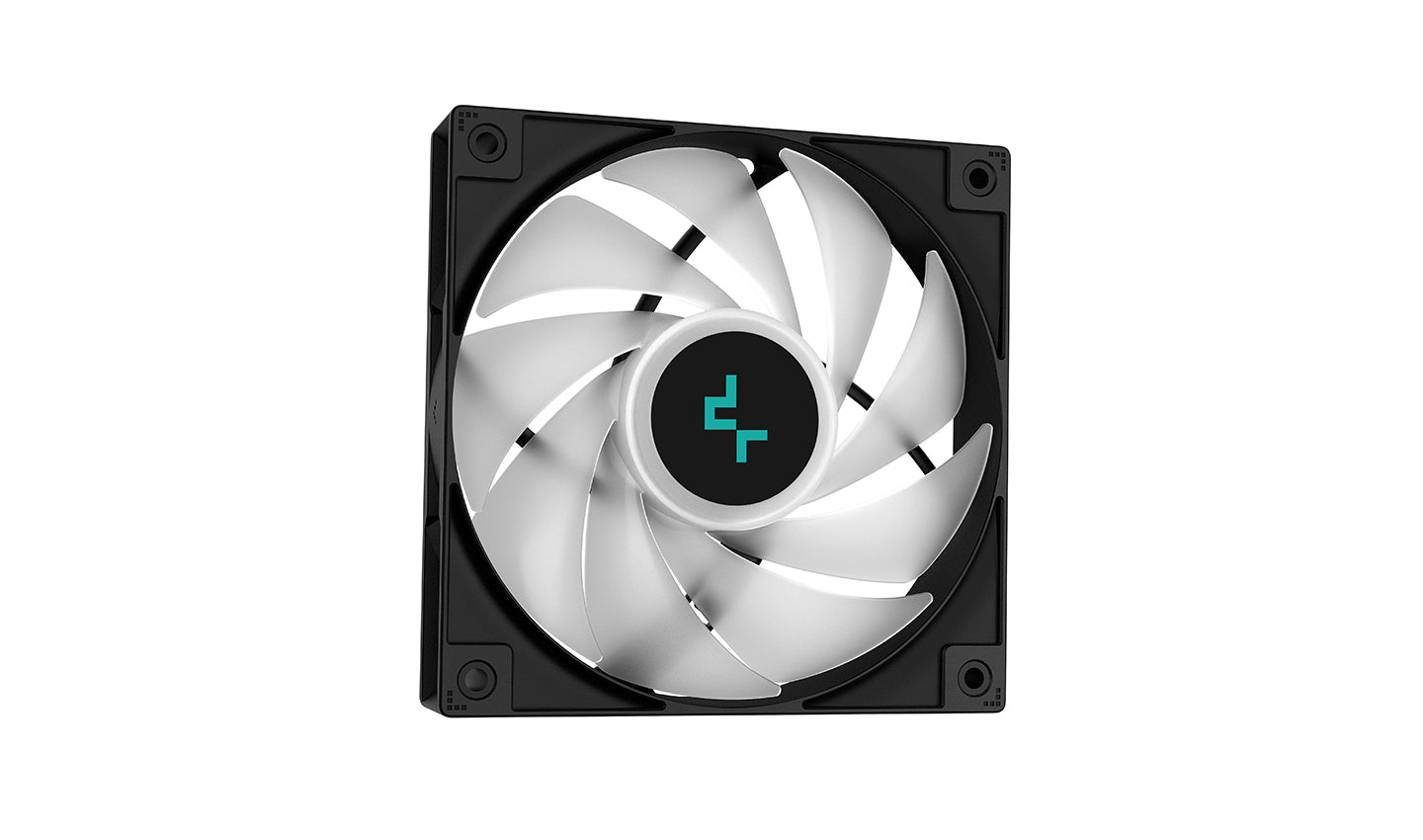 Cooler Deepcool "LS520 SE", compatibil skt. Intel si AMD, racire cu lichid, ventilator 120 mm x 2, 2250 rpm, iluminat RGB, "R-LS520-BKAMMM-G-1"