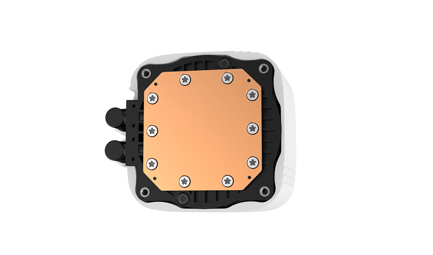Cooler Deepcool "LS520 SE WH", compatibil skt. Intel si AMD, racire cu lichid, ventilator 120 mm x 2, 2250 rpm, iluminat RGB, "R-LS520-WHAMMM-G-1"