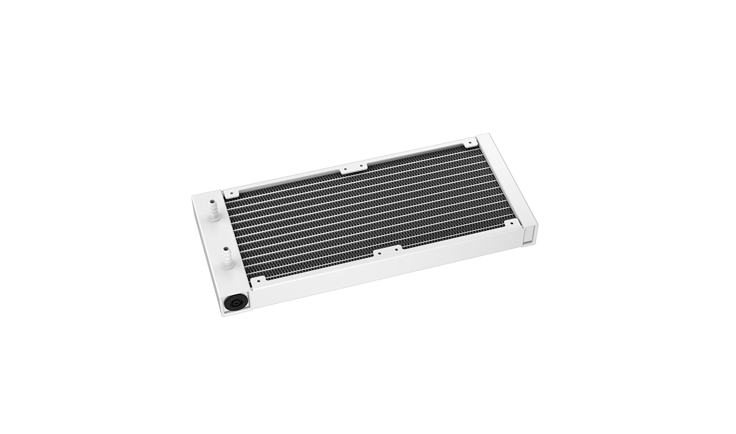 Cooler Deepcool "LS520 SE WH", compatibil skt. Intel si AMD, racire cu lichid, ventilator 120 mm x 2, 2250 rpm, iluminat RGB, "R-LS520-WHAMMM-G-1"