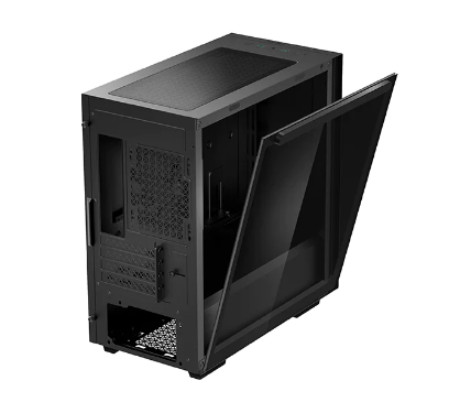 CARCASA DEEPCOOL MACUBE 110, Micro ATX, fara sursa, sticla securizata, 1 x fan, USB 3.0 x 2, Jack 3.5mm, mesh, "R-MACUBE110-BKNGM1N-G-1"