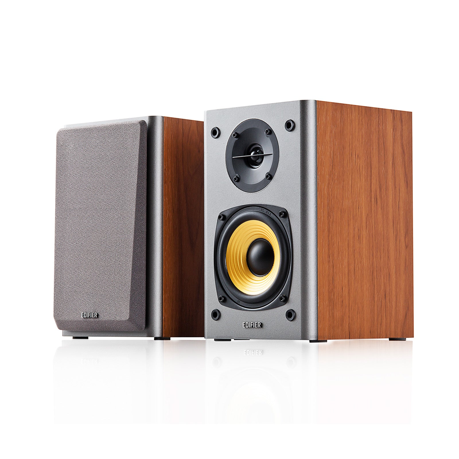 BOXE EDIFIER 2.0, RMS: 24W (2 x 12W), volum, bass, 220V alimentare, brown "R1000T4-BR"