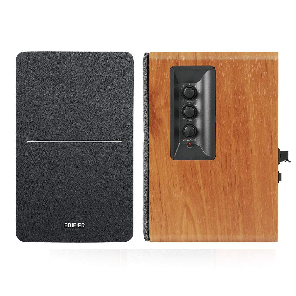 BOXE EDIFIER 2.0, RMS: 42W (2 x 21W), bluetooth, telecomanda wireless, volum, bass, treble, optical, sub-out, brown, "R1280DBS-BR"