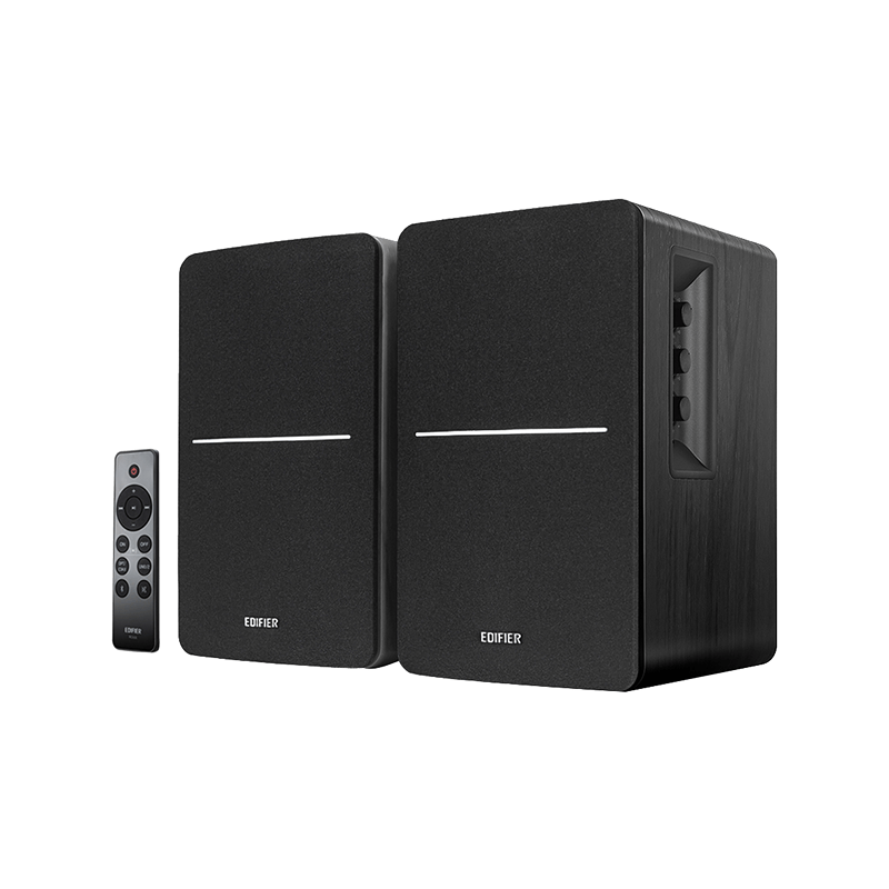 BOXE EDIFIER 2.0, RMS: 42W (2 x 21W), bluetooth, telecomanda wireless, volum, bass, treble, optical, sub-out, black, "R1280DBS-BK"