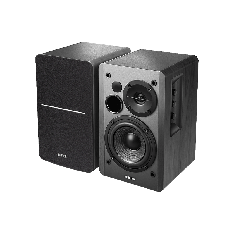 BOXE EDIFIER 2.0, RMS: 42W (2 x 21W), bluetooth, telecomanda wireless, volum, bass, treble, optical, sub-out, black, "R1280DBS-BK"
