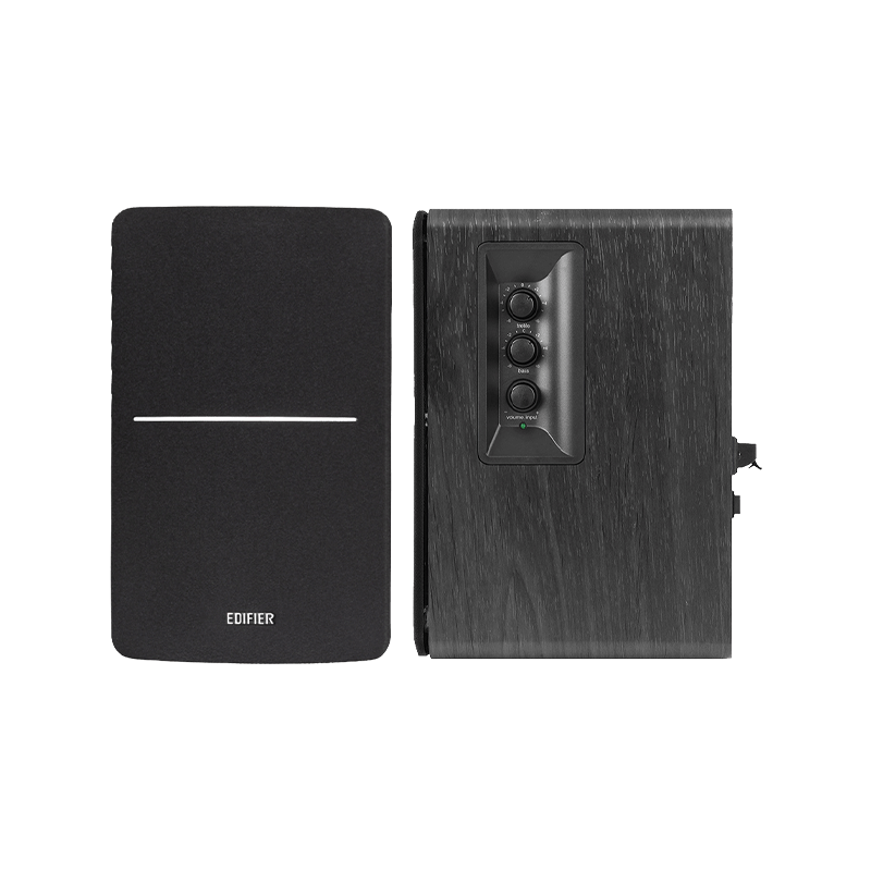 BOXE EDIFIER 2.0, RMS: 42W (2 x 21W), bluetooth, telecomanda wireless, volum, bass, treble, optical, sub-out, black, "R1280DBS-BK"