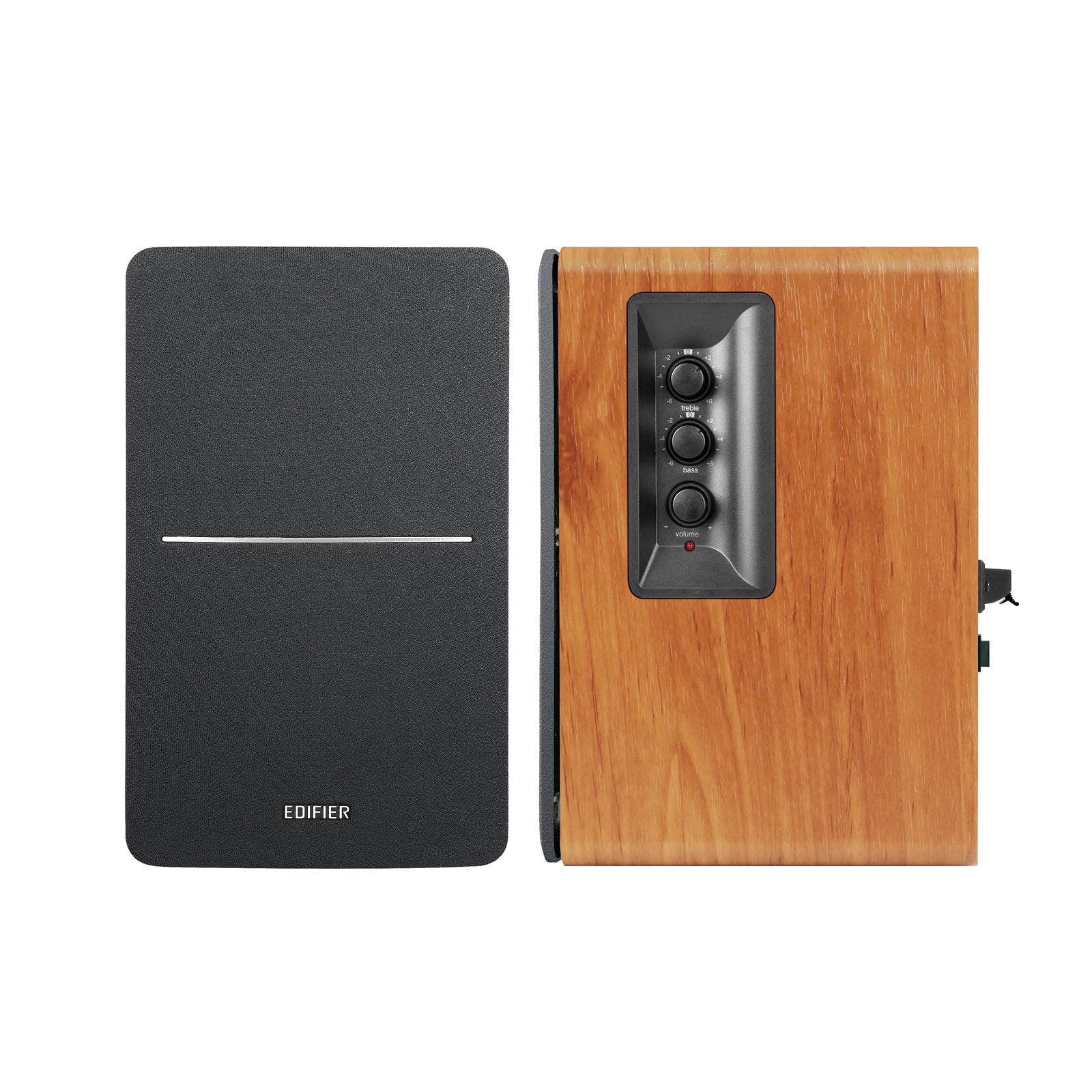 BOXE EDIFIER 2.0, RMS: 42W (2 x 21W), telecomanda wireless, volum, bass, treble, sub-out, brown, "R1280TS-BR"