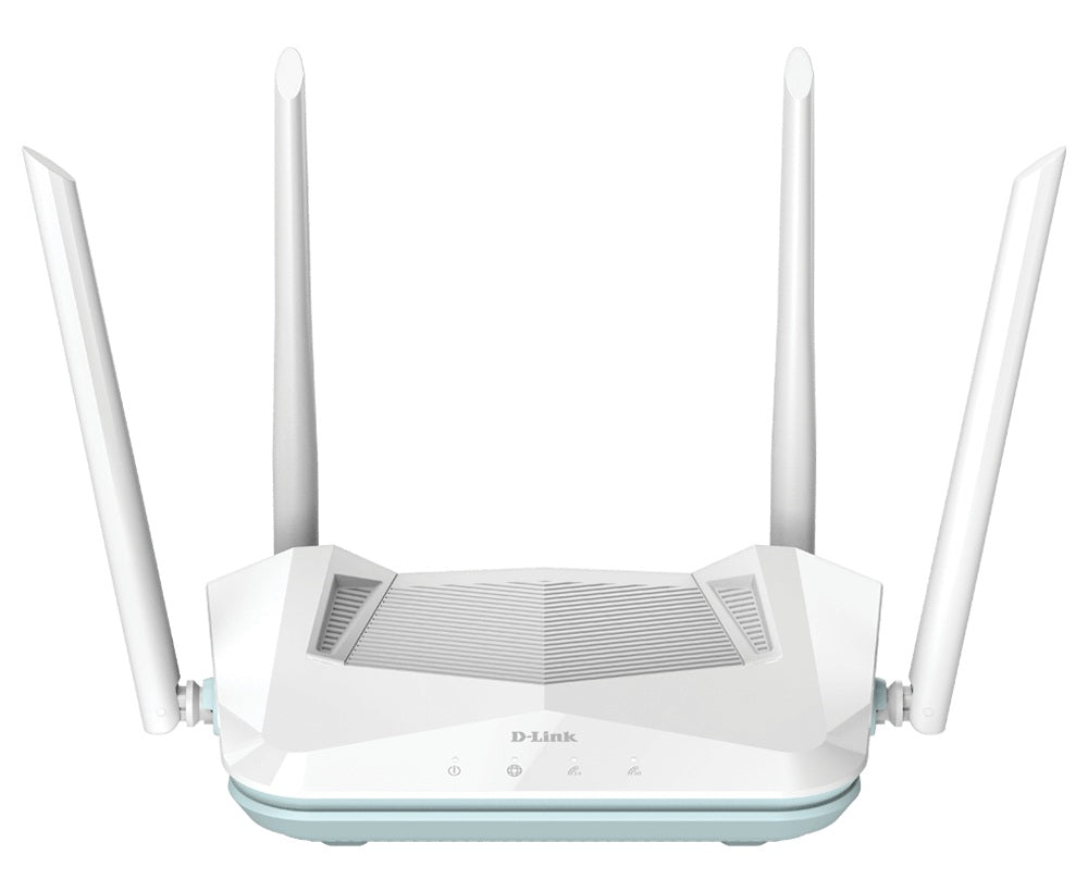 ROUTER D-Link wireless AX1500,1 x WAN Gigabit, 3 porturi LAN Gigabit, 2.4 Ghz/5 Ghz dual band, 4 antene externe, WI-FI 6 "R15"